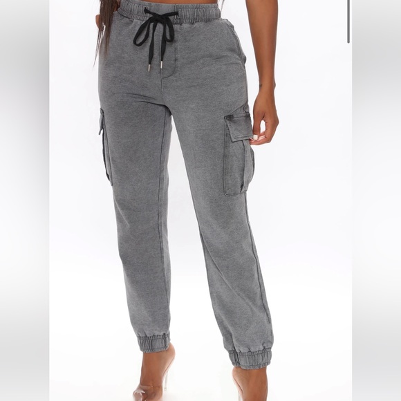 FASHIONOVA Grey Joggers - Picture 3 of 7